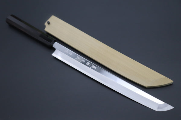 Fu-Rin-Ka-Zan Sakimaru Takohiki FSO-64E Sakimaru Takohiki 270mm (10.6inch) Fu-Rin-Ka-Zan Limited, Hon Kasumi Blue Steel No.1 Sakimaru Takohiki 270mm (Perfectly Mirror Polished Blade, 10.6 Inch, FSO-64E)