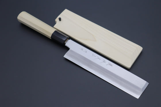 Mizuno Tanrenjo Akitada Honyaki DX Series Blue Steel No.2 Usuba Knife