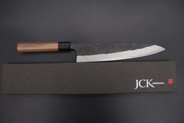 Fu-Rin-Ka-Zan Wa Gyuto Fu-Rin-Ka-Zan Aogami Super Kurouchi Series Wa Gyuto (180mm & 240mm, 3 Sizes, Walnutwood Handle)