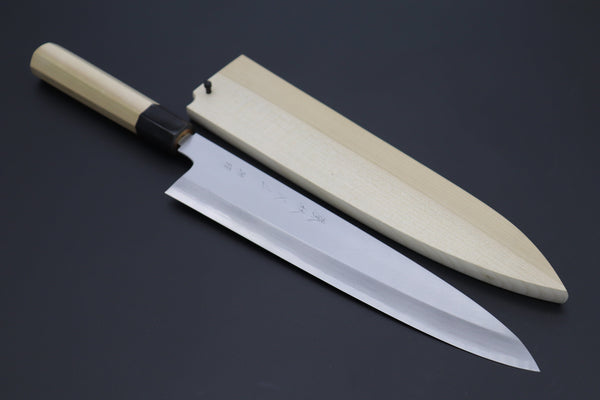 Fu-Rin-Ka-Zan Wa Gyuto FBS-5 Wa Gyuto 270mm (10.6 inch) / Right Handed Fu-Rin-Ka-Zan Hon Kasumi Series Blue Steel No.2 Wa Gyuto (Single Bevel Edge, 210m to 270mm, 3 sizes)