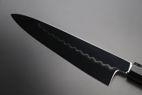 Fu-Rin-Ka-Zan Wa Gyuto Fu-Rin-Ka-Zan Limited, FSO-103 Honyaki White Steel No.3 Wa Gyuto 270mm (10.6 inch, Perfectly Mirror Polished Blade, Octagonal Ebonywood Handle)