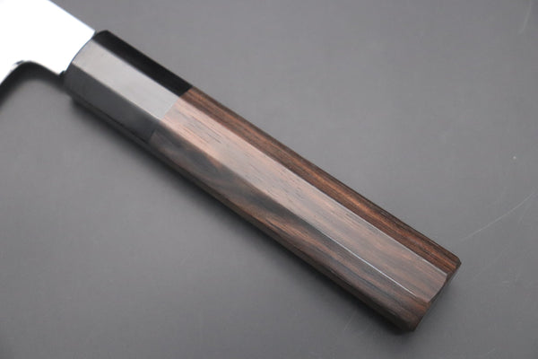 Fu-Rin-Ka-Zan Wa Gyuto Fu-Rin-Ka-Zan Limited, FSO-92 Honyaki White Steel No.3 Wa Gyuto 210mm (8.2 inch, Perfectly Mirror Polished Blade, Octagonal Ebonywood Handle)