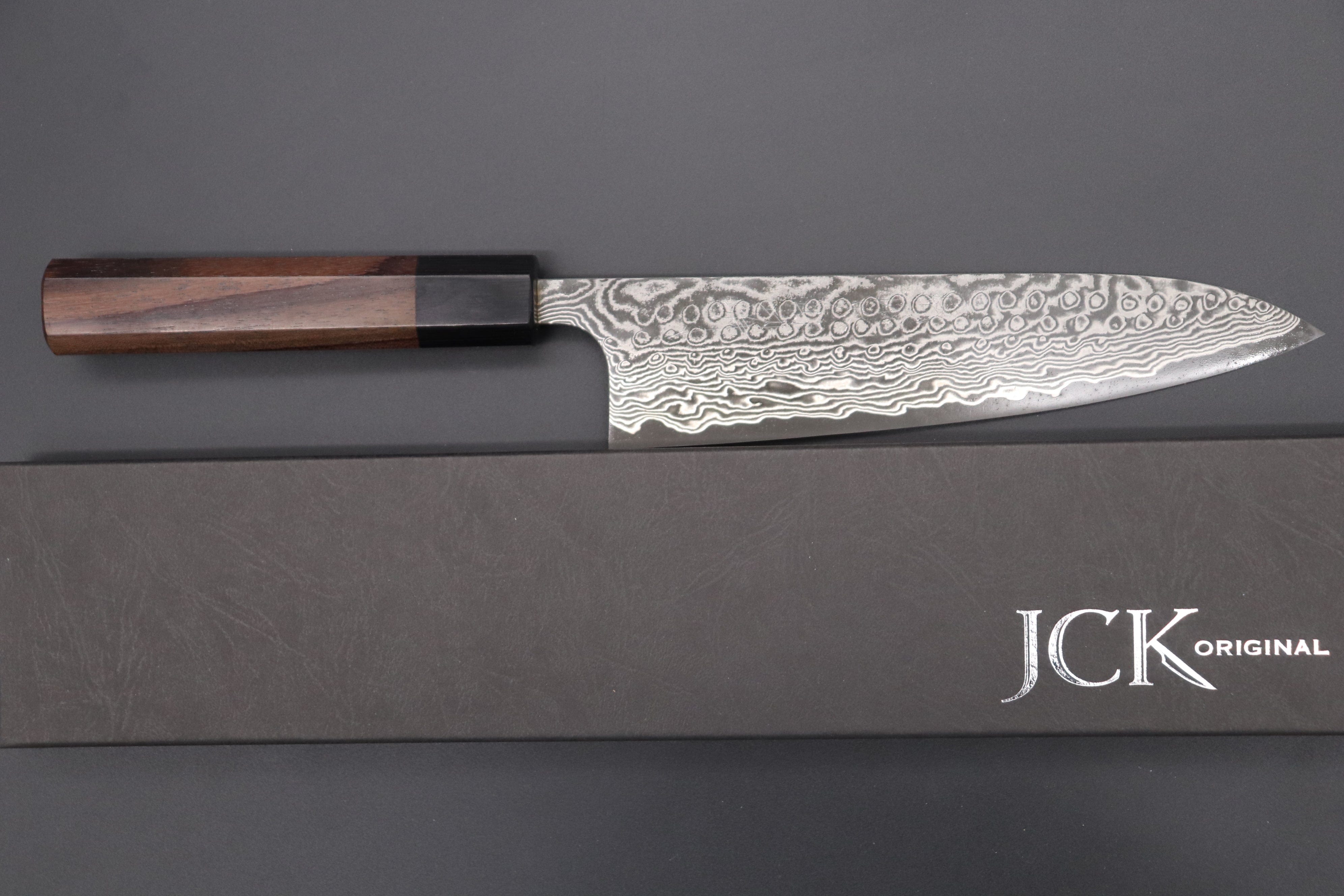 Ginza Steel - Original Kaito Damascus Steel Skinner knife 4 inch blade