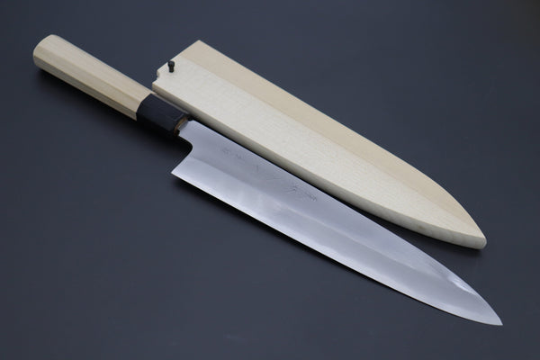 Fu-Rin-Ka-Zan Wa Gyuto FW-5 Wa Gyuto 270mm (10.6inch) Fu-Rin-Ka-Zan White Steel No.2 Wa Series Hon Kasumi Wa Gyuto (210mm to 270mm, 3 sizes)