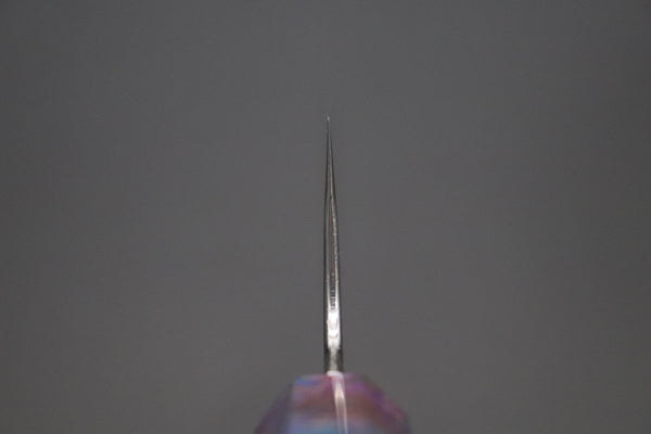 Fu-Rin-Ka-Zan Wa Gyuto FRDYP-66 Wa Gyuto 270mm (10.6 Inch) Fu-Rin-Ka-Zan YUTAKA 豊佳 Series R-2 Damascus Edition FRDYP-66 Wa Gyuto 270mm (10.6 Inch, Octagonal Stabilized Maple Wood Handle with Composite Turquoise Gemstone Ring and Nickel Silver Spacers)