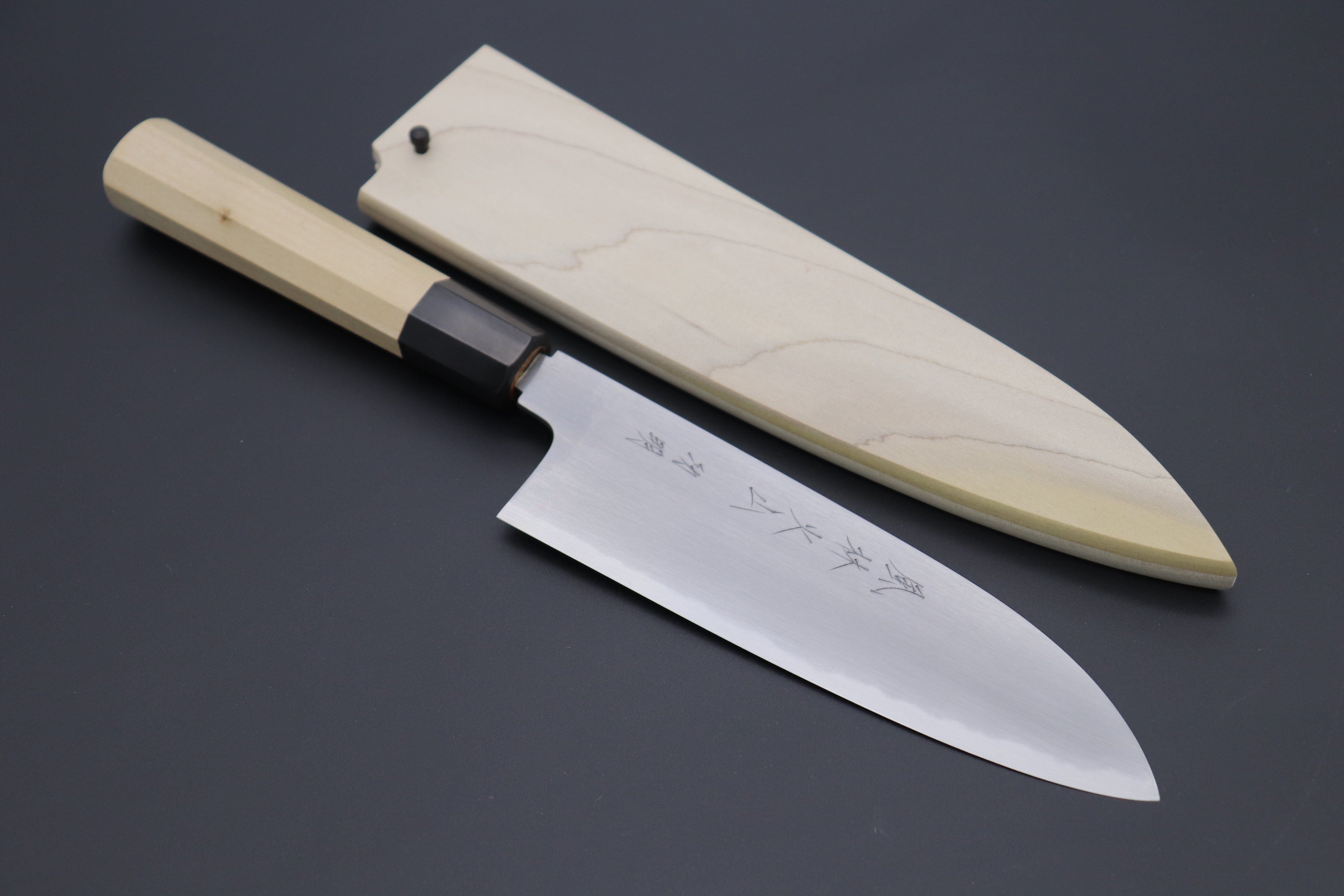 JCK Original Fu-Rin-Ka-Zan White Steel No.2 Wa Santoku Knife