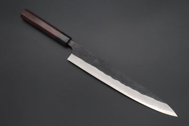 Fu-Rin-Ka-Zan Wa Sujihiki Fu-Rin-Ka-Zan Aogami Super Kurouchi Series Wa Sujihiki (240mm & 270mm, 2 Sizes, Octagon Shaped Red-Sandal Wood Handle)