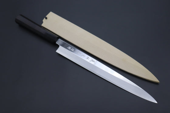 Fu-Rin-Ka-Zan Yanagiba FSO-69 Yanagiba270mm (10.6inch) Fu-Rin-Ka-Zan Limited, Hon Kasumi Blue Steel No.1 Yanagiba 270mm (Perfectly Mirror Polished Blade, 10.6 Inch, FSO-69)