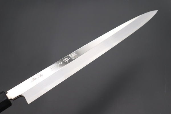 Fu-Rin-Ka-Zan Yanagiba FSO-66 Yanagiba300mm (11.8inch) Fu-Rin-Ka-Zan Limited, Hon Kasumi Blue Steel No.1 Yanagiba 300mm (Perfectly Mirror Polished Blade, 11.8 Inch, FSO-66)