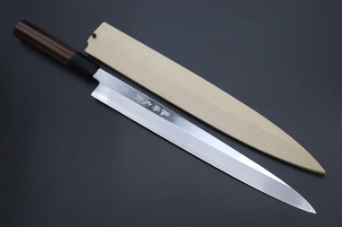 Fu-Rin-Ka-Zan Yanagiba FSO-67 Yanagiba300mm (11.8inch) Fu-Rin-Ka-Zan Limited, Hon Kasumi Blue Steel No.1 Yanagiba 300mm (Perfectly Mirror Polished Blade, 11.8 Inch, FSO-67)