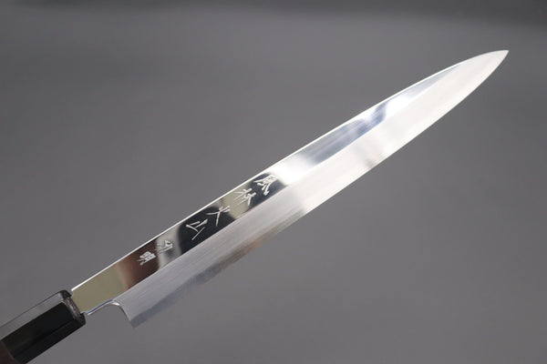 Fu-Rin-Ka-Zan Yanagiba FSO-2 Yanagiba 270mm (10.6 inch) Fu-Rin-Ka-Zan Limited, Hon Kasumi White Steel No.1 Yanagiba 270mm (10.6 inch, Perfectly Mirror Polished Blade for Face Side blade,FSO-2)