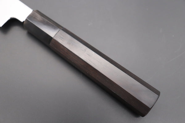 Fu-Rin-Ka-Zan Yanagiba Fu-Rin-Ka-Zan Limited, Honyaki White Steel No.3 Yanagiba (270mm or 300mm, Perfectly Mirror Polished Blade for Face Side blade, Octagon Shaped Ebonywood Handle)