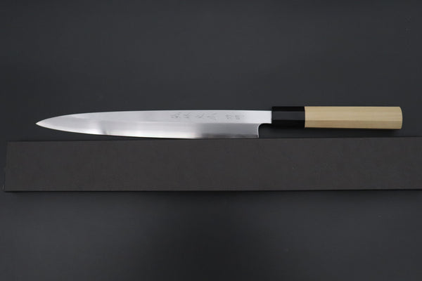Fu-Rin-Ka-Zan Yanagiba FSO-68L左 Yanagiba270mm (10.6inch) "Left Handed Version ! "　Fu-Rin-Ka-Zan Limited, Hon Kasumi Blue Steel No.1 Yanagiba 270mm (10.6 Inch, FSO-68L左)
