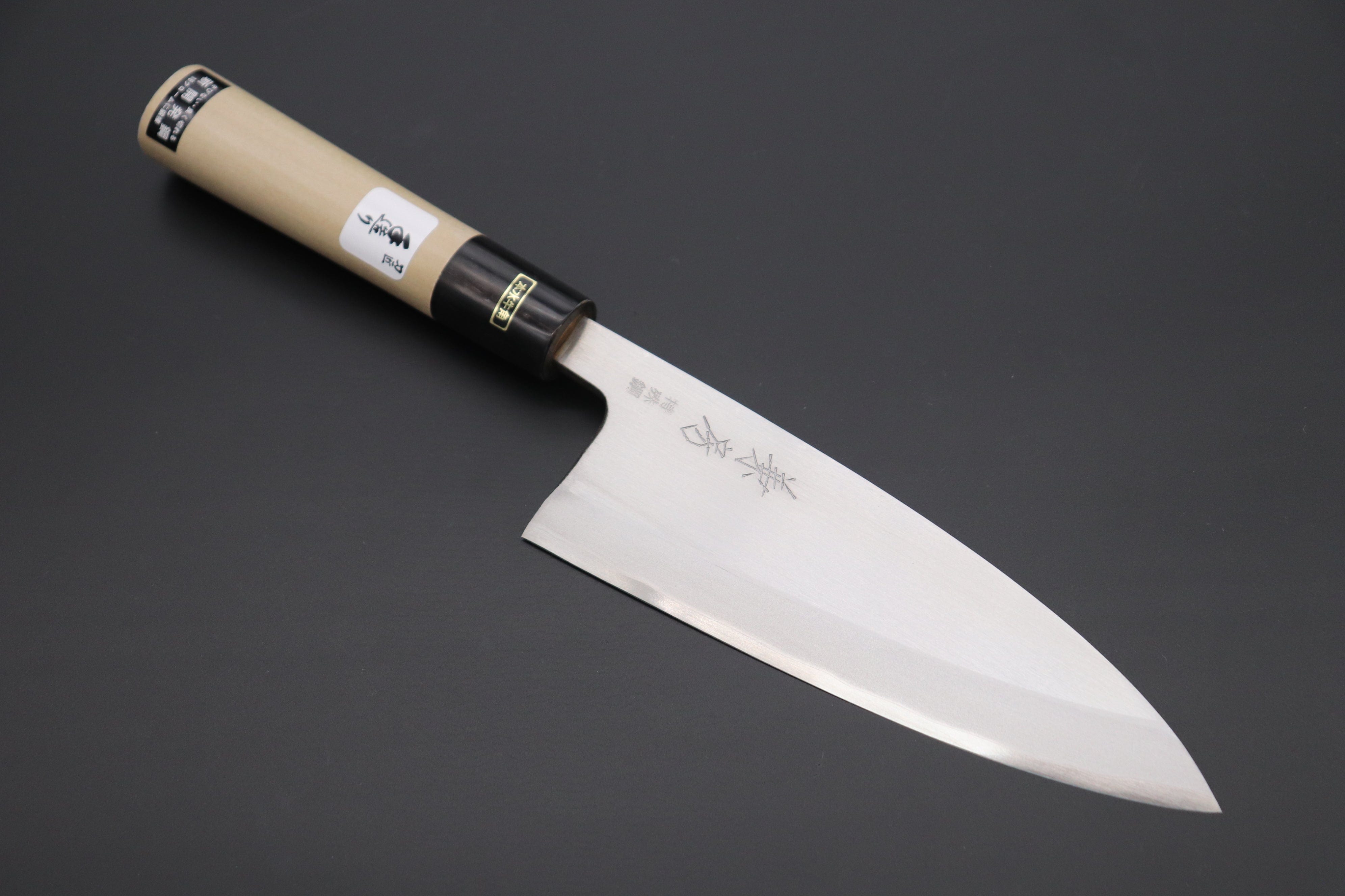 Yoshihiro VG-1 Gold Stainless Steel Petty Japanese Utility Knife