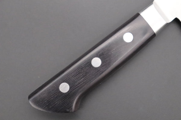 Fujiwara Kanefusa Santoku 想磨 SOUMA (Fujiwara Kanefusa) FKM Series No.7 Santoku 180mm (7 inch, Black Pakka Wood Handle)