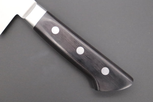 Fujiwara Kanefusa Santoku 想磨 SOUMA (Fujiwara Kanefusa) FKM Series No.7 Santoku 180mm (7 inch, Black Pakka Wood Handle)