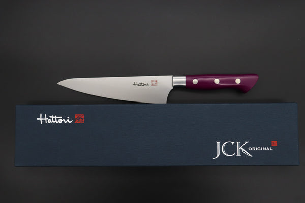 Hattori Boning Knife | Honesuki FH-5SM Boning Knife 160mm (6.2inch) Hattori Forums Custom Limited Edition, FH Solid VG-10 Series FH-5SPSM Boning Knife 160mm (6.2inch, Sugarite Malachite Gem-Composite Stone Handle)