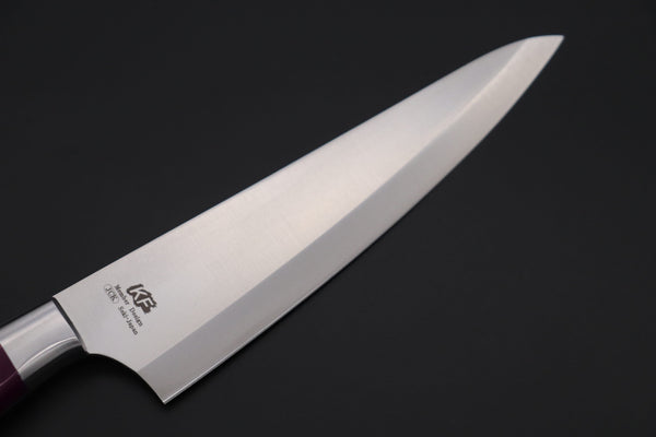 Hattori Boning Knife | Honesuki FH-5SM Boning Knife 160mm (6.2inch) Hattori Forums Custom Limited Edition, FH Solid VG-10 Series FH-5SPSM Boning Knife 160mm (6.2inch, Sugarite Malachite Gem-Composite Stone Handle)