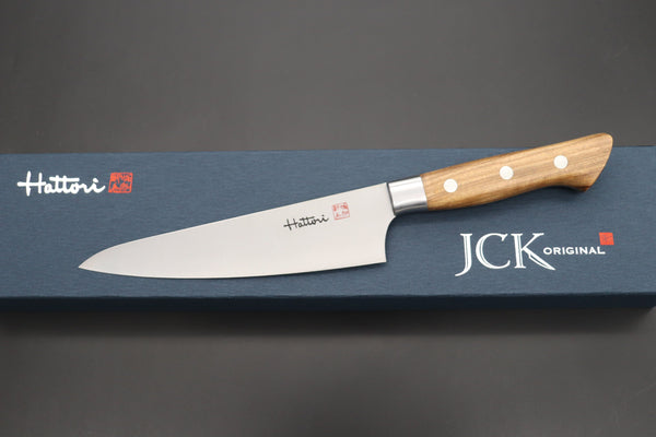 Hattori Boning Knife | Honesuki FH-5O Boning Knife 160mm (6.2inch) Hattori Forums FH Series FH-5O Boning Knife 160mm (6.2inch, Olive Wood Handle)