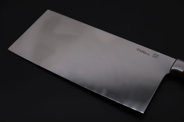 Hattori Chinese Cleaver Hattori, — SECOND GRADE ITEMーSolid VG-10 SAN-CC4 Chinese Cleaver (Cocobolowood Handle)