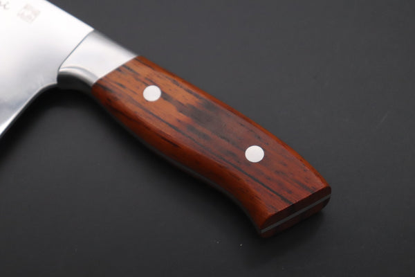 Hattori Chinese Cleaver Hattori, — SECOND GRADE ITEMーSolid VG-10 SAN-CC4 Chinese Cleaver (Cocobolowood Handle)