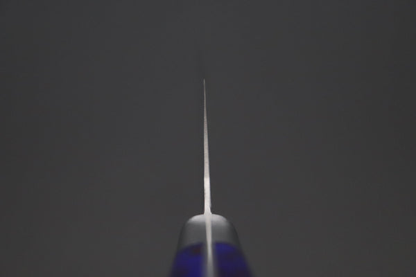 Hattori Gyuto Hattori Forums Custom Limited Edition, FH "NOAH" Series FHN-6SPDBT Gyuto 210mm (8.2 Inch, Deep Blue Turquoise Gem-Composite-stone Handle)