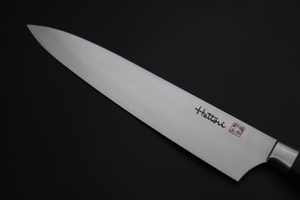 Hattori Gyuto FHN-7A Gyuto 240mm (9.4inch) Hattori Forums FH "NOAH" Series FHN-7 Gyuto 240mm (9.4 Inch, African Blackwood Handle)