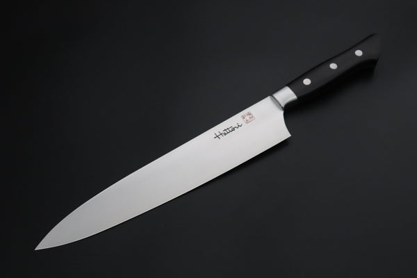 Hattori Gyuto FHN-7A Gyuto 240mm (9.4inch) Hattori Forums FH "NOAH" Series FHN-7 Gyuto 240mm (9.4 Inch, African Blackwood Handle)