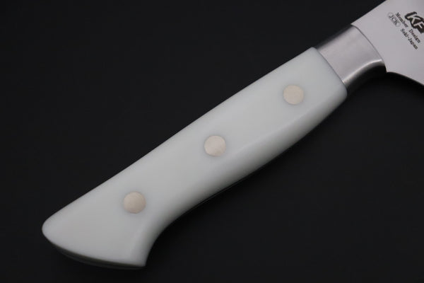 Hattori Gyuto FHN-7W Gyuto 240mm (9.4inch) Hattori Forums FH "NOAH" Series FHN-7W Gyuto 240mm (9.4 Inch, Fresh White Corian Handle)
