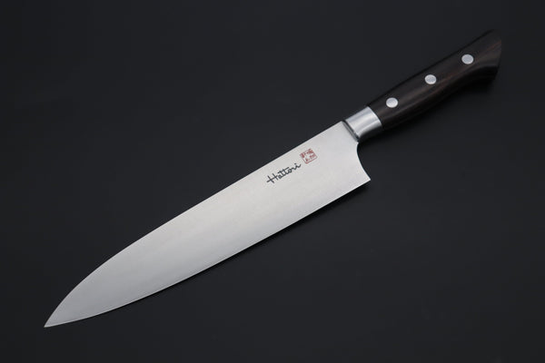 Hattori Gyuto FHN-6A Gyuto 210mm (8.2inch) Hattori Forums FH "NOAH" Series Gyuto (210mm to 270mm, 3 sizes, African Blackwood Handle)