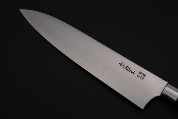Hattori Gyuto Hattori Forums FH "NOAH" Series Gyuto (210mm to 270mm, 3 sizes, Black Linen Micarta Handle)