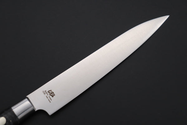 Hattori Petty Hattori Forums Custom Limited Edition, FH Solid VG-10 Series FH-2SPBLACK Petty 120mm (4.7 Inch, Black Color Stabilized Box Elder Wood Handle)