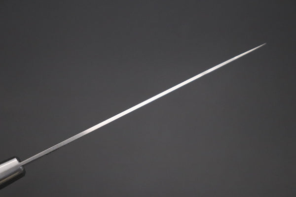 Hattori Petty Hattori Forums Custom Limited Edition, FH Solid VG-10 Series FH-2SPBlack Petty 120mm (4.7 Inch, Black Color Stabilized Box Elder Wood Handle)