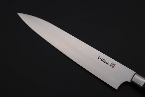 Hattori Petty FHN-3A Petty 150mm (5.9inch) Hattori Forums "NOAH" Series FHN-3A Petty 150mm (5.9 Inch, African Blackwood Handle)
