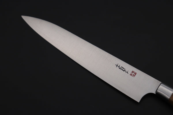 Hattori Petty FHN-3O Petty 150mm (5.9inch) Hattori Forums "NOAH" Series FHN-3O Petty 150mm (5.9 Inch, Olivewood Handle)