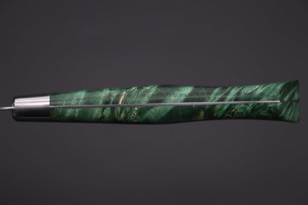 Hattori Petty FHN-3SPGREEN Petty 150mm (5.9inch) Hattori Forums "NOAH" Series FHN-3SPGREEN Petty 150mm (5.9 Inch, Green Color Stabilized Box Elder Wood Handle)