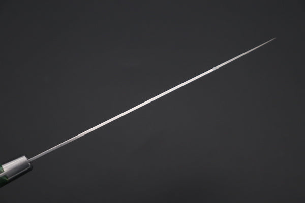 Hattori Petty FHN-3SPGREEN Petty 150mm (5.9inch) Hattori Forums "NOAH" Series FHN-3SPGREEN Petty 150mm (5.9 Inch, Green Color Stabilized Box Elder Wood Handle)