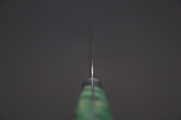 Hattori Petty FHN-3SPGREEN Petty 150mm (5.9inch) Hattori Forums "NOAH" Series FHN-3SPGREEN Petty 150mm (5.9 Inch, Green Color Stabilized Box Elder Wood Handle)