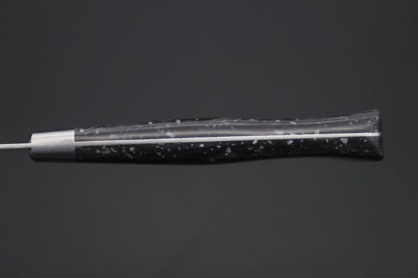 Hattori Petty FHN-3ND Petty 150mm (5.9inch) Hattori Forums "NOAH" Series "SNOW IN THE DARK" FHN-3ND Petty 150mm (5.9 Inch, Dupont Corian® Handle)