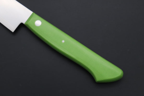 Hattori Petty HCX-2G Petty 135mm (5.3 inch) Hattori Limited, Cowry X, VG-2 clad HCX-2G Petty 135mm (5.3 inch, Fresh Green Linen Micarta Handle)