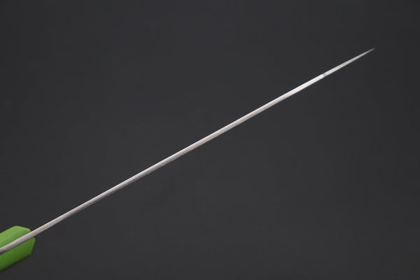 Hattori Petty HCX-2G Petty 135mm (5.3 inch) Hattori Limited, Cowry X, VG-2 clad HCX-2G Petty 135mm (5.3 inch, Fresh Green Linen Micarta Handle)