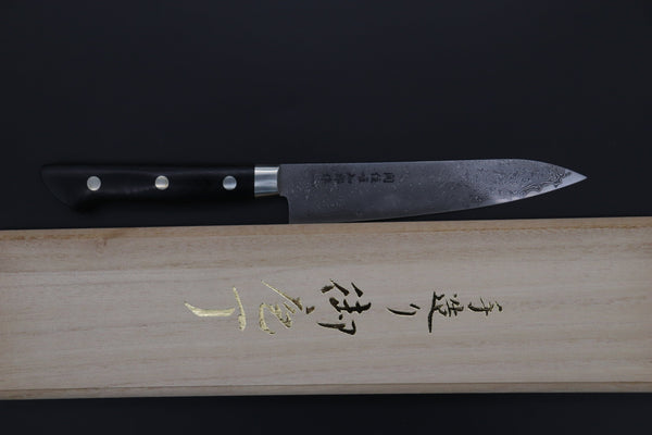 Hattori Petty Hattori Limited Edition, KD Cowry X Damascus Series KD-2 Petty 135mm (5.3 inch)