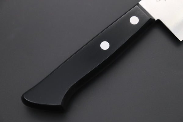 Hattori Santoku SAN-CX Santoku 170mm (6.6inch) Hattori 傘 SAN Limited Edition, Cowry X and VG-2 clad SAN-CX Santoku 170mm (6.6 inch, Black Linen Micarta Handle)