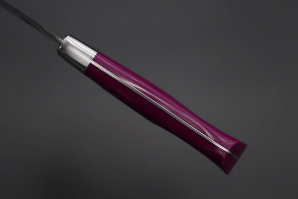 Hattori Sujihiki Hattori Forums Custom Limited Edition, FH Series FH-13SPSM Sujihiki 270mm (10.6 Inch, Sugarite Malachite Gem-Composite Stone Handle)