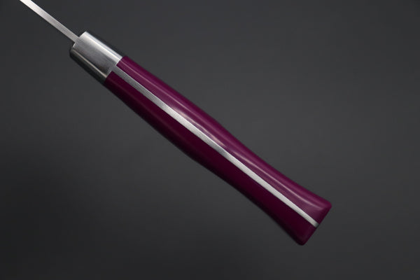Hattori Sujihiki Hattori Forums Custom Limited Edition, FH Series FH-13SPSM Sujihiki 270mm (10.6 Inch, Sugarite Malachite Gem-Composite Stone Handle)