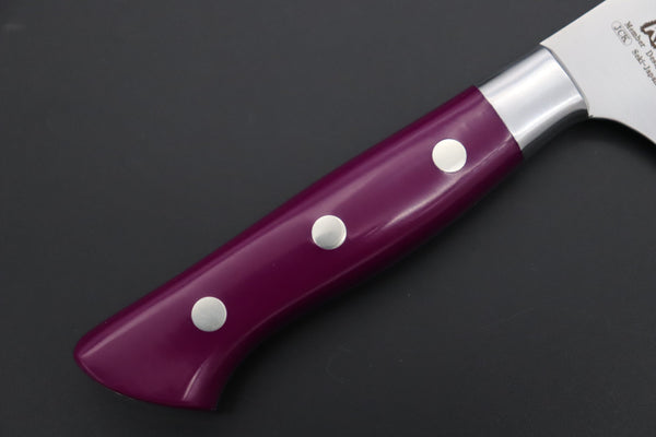 Hattori Sujihiki Hattori Forums Custom Limited Edition, FH Series FH-13SPSM Sujihiki 270mm (10.6 Inch, Sugarite Malachite Gem-Composite Stone Handle)