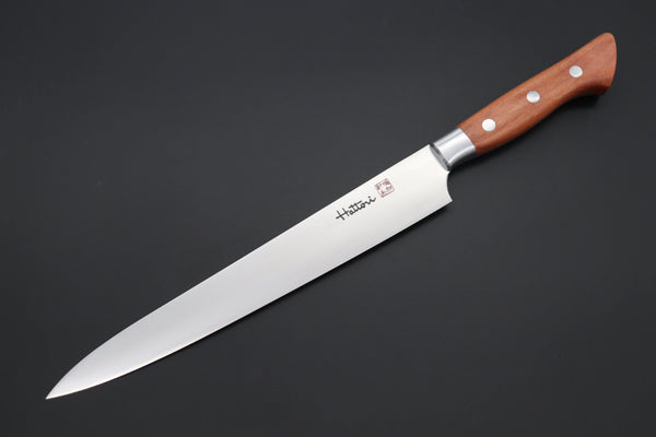 Hattori Sujihiki Hattori Forums FH Solid VG-10 Series Sujihiki (230mm or 270mm, 2 sizes,Stabilized Maple Wood Handle)