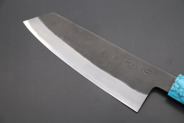 Hinoura Bunka Custom Limited Edition, Hinoura White Steel No.1 Kurouchi Series HS1-8SP1 Bunka 165mm (6.4 Inch)