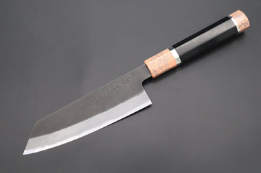 Hinoura Bunka Custom Limited Edition, Hinoura White Steel No.1 Kurouchi Series HS1-8SP2 Bunka 165mm (6.4 Inch)