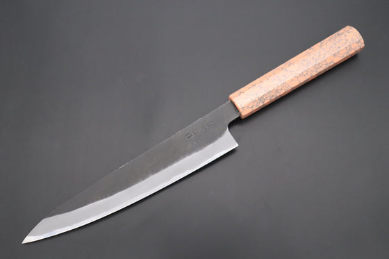 Hinoura Wa Gyuto Custom Limited Edition, Hinoura White Steel No.1 Kurouchi Series HS1-6SP10 Wa Gyuto 210mm (8.2 Inch)